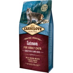 CARNILOVE CAT Grain-Free Salmon Sensitive & Long Hair - Łosoś 