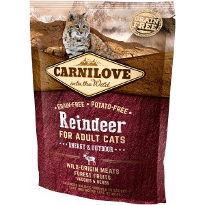 CARNILOVE CAT Grain-Free Reindeer Energy and Outdoor - Renifer