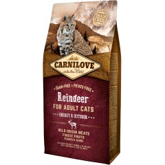 CARNILOVE CAT Grain-Free Reindeer Energy and Outdoor - Renifer