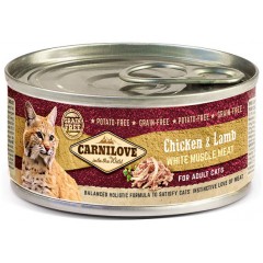 CARNILOVE CAT Adult Chicken and Lamb - puszka