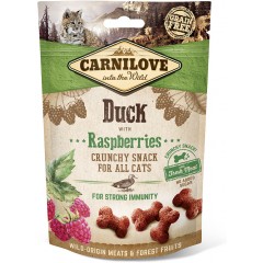 CARNILOVE Cat Crunchy Duck Raspberries 50g