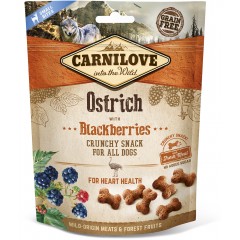 CARNILOVE Dog Snack Crunchy Ostrich Blackberries 200g