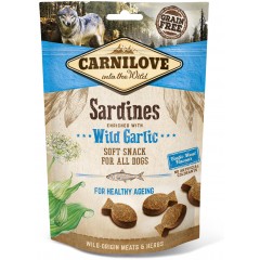 CARNILOVE Dog Soft Snack Sardines Wild Garlic 200g