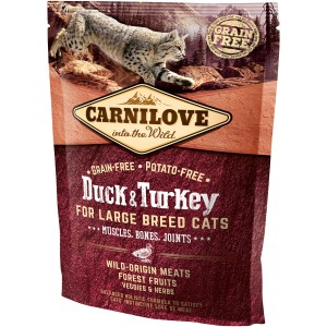 CARNILOVE CAT Grain-Free Duck and Turkey For Large Breed - Kaczka i indyk