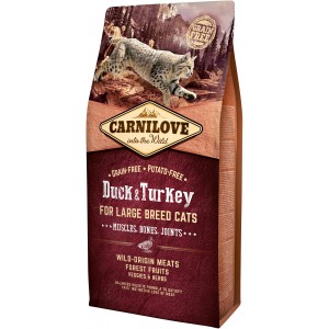 CARNILOVE CAT Grain-Free Duck and Turkey For Large Breed - Kaczka i indyk