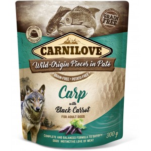 CARNILOVE DOG Pouch Carp and Black Carrot 300g