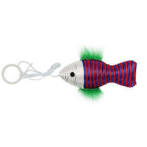 PET NOVA Zabawka dla kota kolorowa ryba - 10x4cm