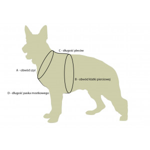 DINGO Szelki Scandi - czerwone