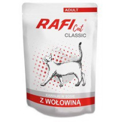 DOLINA NOTECI RAFI Classic dla kota z wołowiną (saszetka)