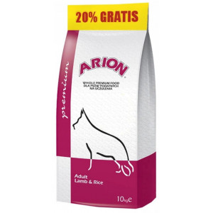 ARION Premium Adult Lamb and Rice 10kg + 2kg GRATIS