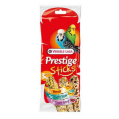 VERSELE-LAGA Prestige Sticks Budgies Triple Variety Pack - mix 3 kolb dla papużek 90g