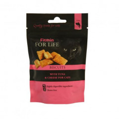 FITMIN Cat Biscuits with Tuna and Cheese 50g