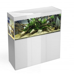 AQUAEL Zestaw akwariowy GLOSSY ST 150 biały + Szafka GLOSSY 150 biała
