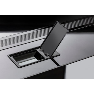 AQUAEL szafka GLOSSY CUBE 50 czarna