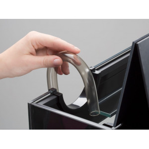 AQUAEL szafka GLOSSY CUBE 50 czarna