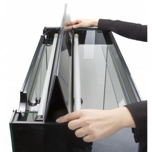 AQUAEL szafka GLOSSY CUBE 50 czarna