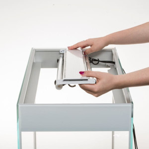 AQUAEL Zestaw akwariowy GLOSSY ST 100 biały