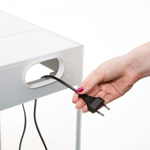 AQUAEL Zestaw akwariowy GLOSSY ST 100 biały