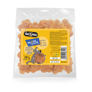 HAU MIAU kostki mięsne - kurczak z ryżem 500g