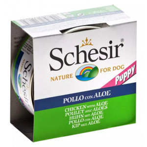 SCHESIR Puppy Kurczak z aloesem (puszka)