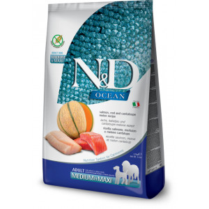FARMINA ND Dog Ocean Salmon, Cod, Cantaloupe Melon Adult Medium/Maxi