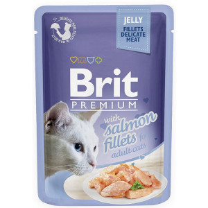 BRIT Premium Trout Jelly Fillets Adult - Filety z pstrąga w galaretce dla kota