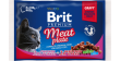 BRIT PREMIUM CAT Meat Plate Gravy saszetki w sosie (4x 100g)