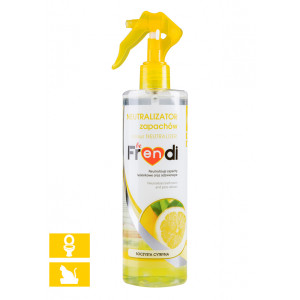 BE FRENDI Spray Neutralizator Zapachów Łazienkowych i Odzwierzęcych - Soczysta Cytryna 400 ml