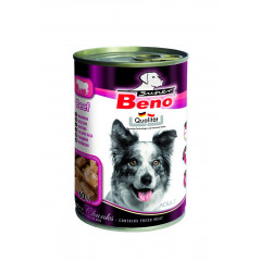 SUPER BENO Pies Chunks - Kawałki w sosie z wołowiną 415g