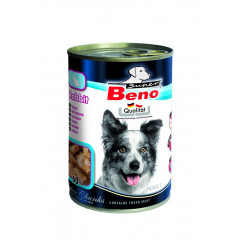 SUPER BENO Pies Chunks - Kawałki w sosie z królikiem 415g