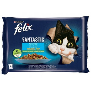 FELIX Fantastic Rybne smaki z warzywami w galaretce 4x 85g
