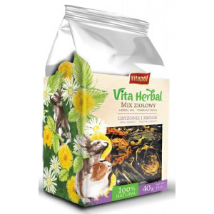 VITAPOL Vitaherbal dla gryzoni i królika, mix kwiatowy 50g