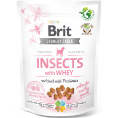 BRIT CARE DOG CRUNCHY SNACK PUPPY Insects with Whey 200g