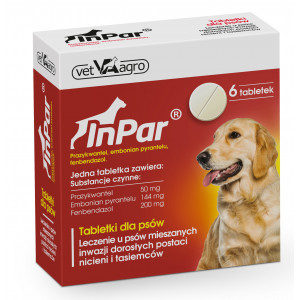 VET AGRO InPar - Tabletki odrobaczające dla psów