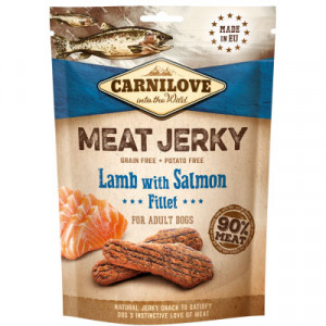 CARNILOVE JERKY Lamb with Salmon Fillet 100g