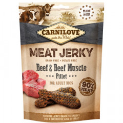 CARNILOVE JERKY Beef and Beef Muscle Fillet 100g