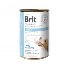 BRIT Grain Free Veterinary Diets Dog Can Obesity 400g (puszka)