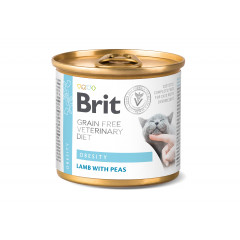 BRIT Grain Free Veterinary Diets Cat Can Obesity 200g (puszka)