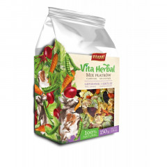 VITAPOL Vita Herbal dla gryzoni i królika - mix płatków 150g