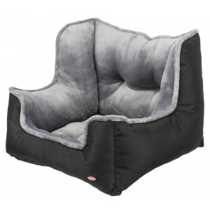 TRIXIE Fotelik fotel samochodowy dla psa (50 x 40 x 50 cm) - czarny / szary