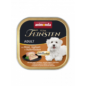 ANIMONDA Dog Vom Feinsten Adult Gourmet Centre z wołowiną, jogurtem i płatkami owsianymi