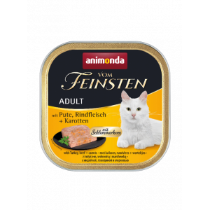 ANIMONDA Cat Vom Feinsten Adult Gourmet Centre - Z Indykiem, wołowiną i marchewką