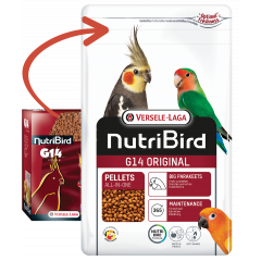 VERSELE-LAGA NutriBird G14 Original - granulat dla średnich papug 1kg