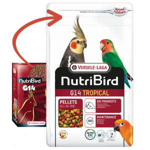 VERSELE-LAGA NutriBird G14 Tropical - pokarm dla średnich papug 1kg