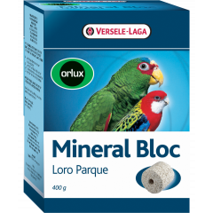 VERSELE-LAGA Orlux Mineral Bloc Loro Parque - kostka mineralna dla dużych i średnich papug 400g