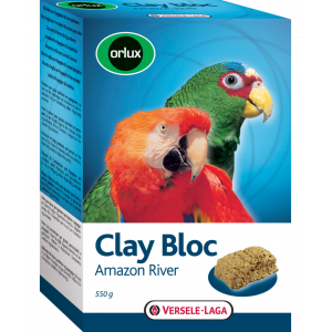 VERSELE-LAGA Orlux Clay Bloc Amazon River - kostka gliniana dla papug 550g