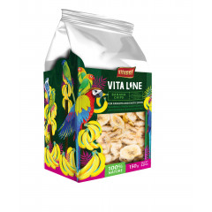 VITAPOL Vitaline Chipsy bananowe dla papug i ptaków egzotycznych 150 g