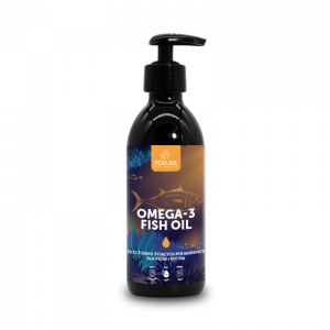 POKUSA Omega-3 Fish Oil - Olej z dziko żyjących ryb morskich dla psów i kotów
