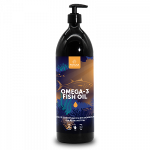 POKUSA Omega-3 Fish Oil - Olej z dziko żyjących ryb morskich dla psów i kotów