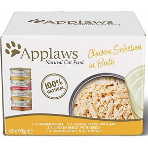 APPLAWS Cat Chicken Colection Mix smaków 12x 70g 